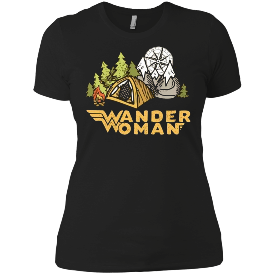 Wander Women Camping Mountain Hiking T-shirt For Women - Amyna