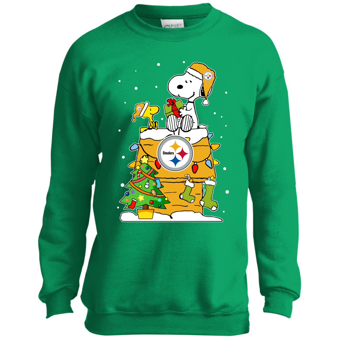 Pittsburgh Steelers Snoopy Ugly Christmas Sweaters Shirts - Amyna