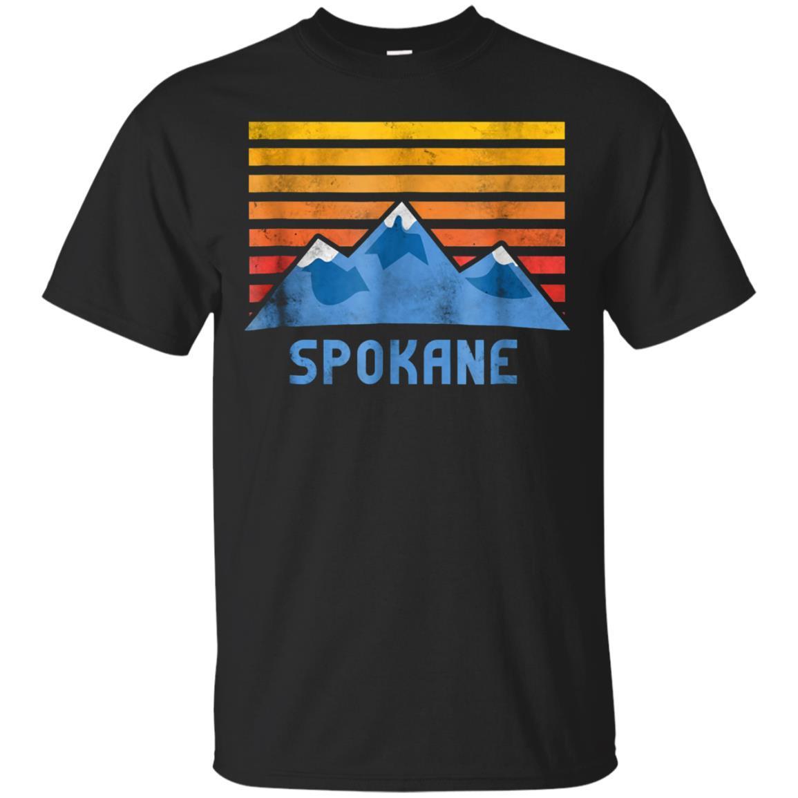 Spokane Tshirt Hiking Mountains T-shirt - Amyna