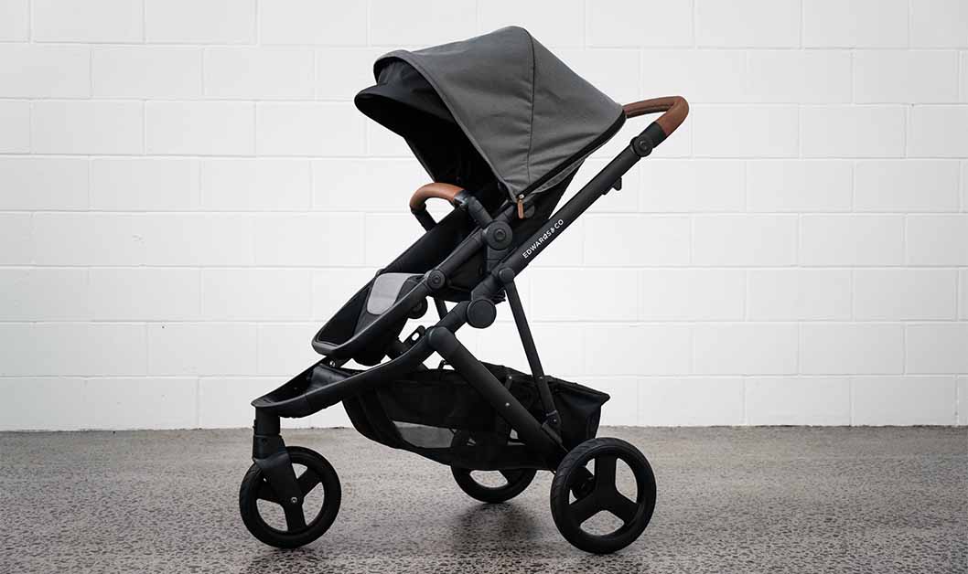 edwards and co double pram