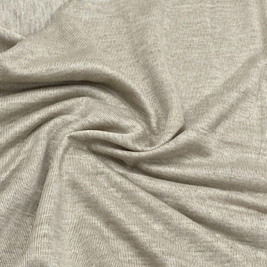 Tan Fabric, Organic Cotton Jersey Fabric