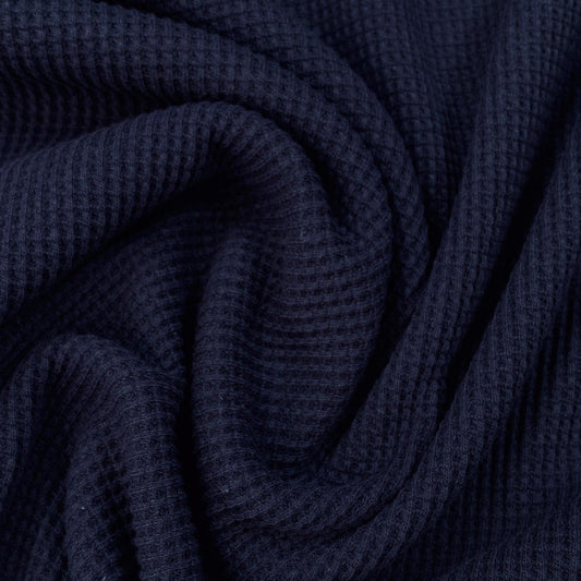 Graphite Organic Cotton Waffle Thermal Fabric - Grown in the USA – Nature's  Fabrics