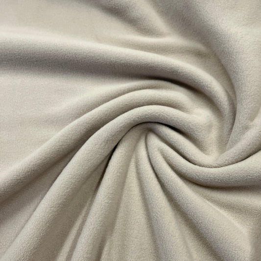 White Microfleece Fabric - 180 GSM