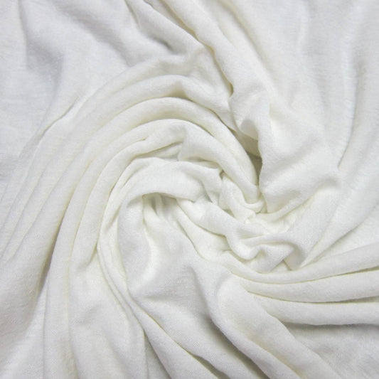 Off-White Organic Cotton Fleece Fabric - 280 GSM – Nature's Fabrics