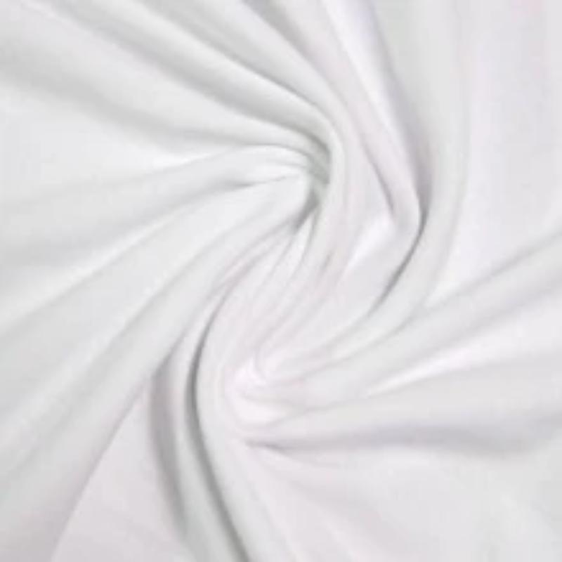 White cotton clearance jersey fabric