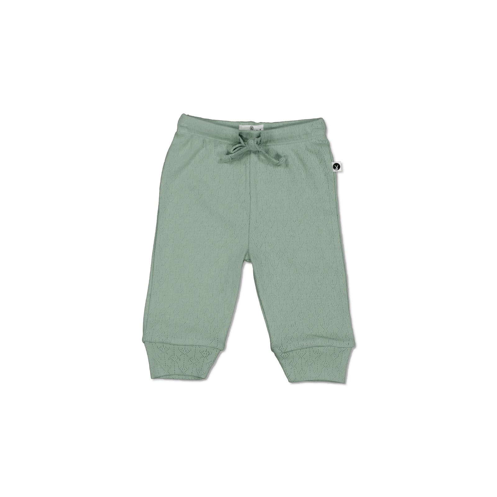 Nature Baby, Pointelle Drawstring Pants, White Fox & Co