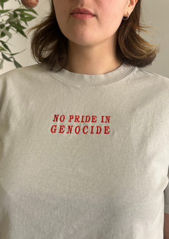 No Pride in Genocide Clothing The Gaps