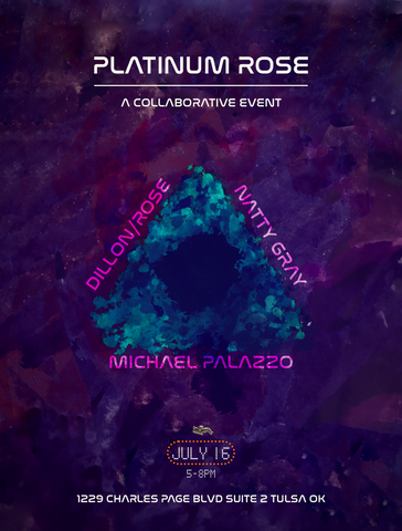 Platinum Rose Poster