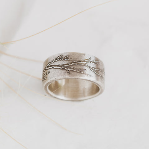 White gold silver engagement ring diamond Tulsa