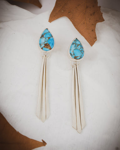 DillonRose turquoise earrings custom jewelry