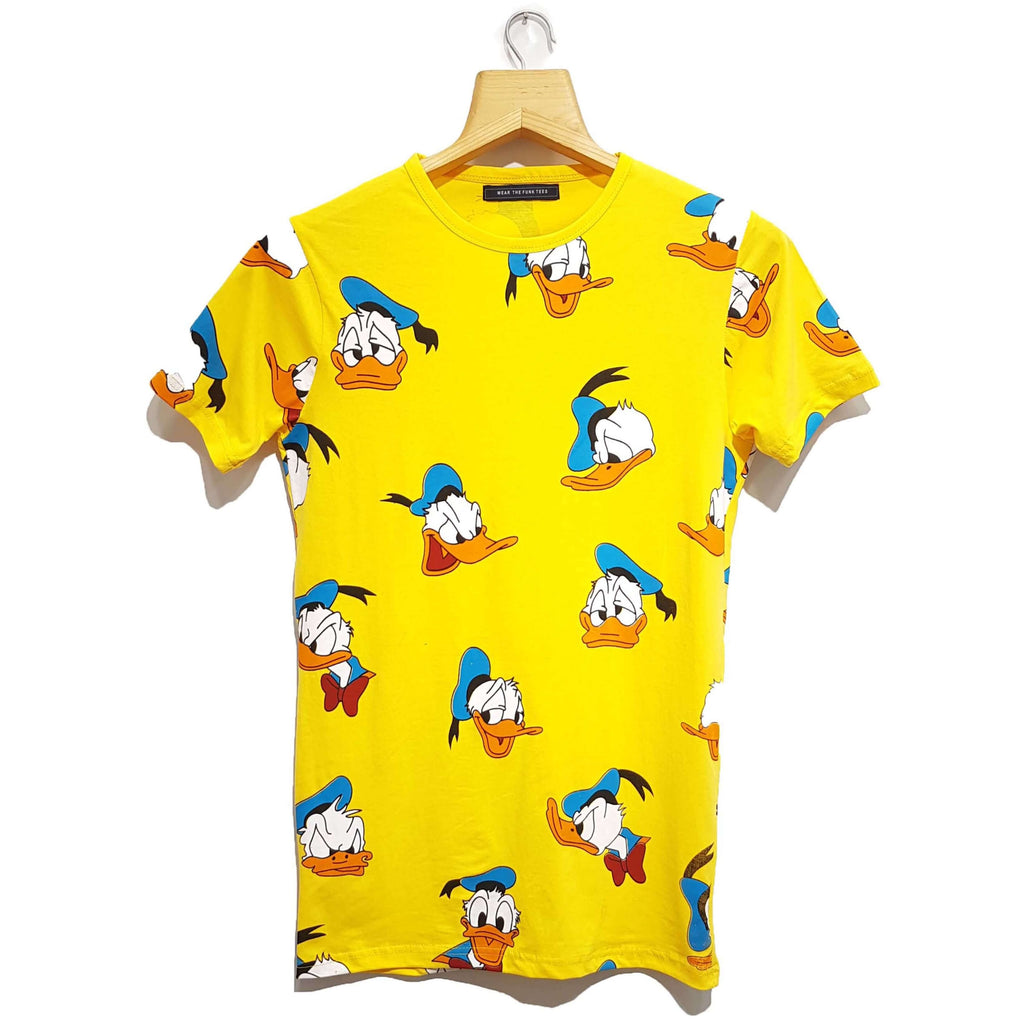 donald duck t shirt yellow