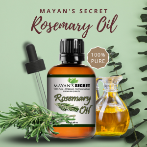 Ready to Label Rosemary Pure Essential Oil - Mayan's Secret