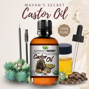 Organic Castor Oil for Hair Growth - Organic Castor Oil - Mayan's Secret