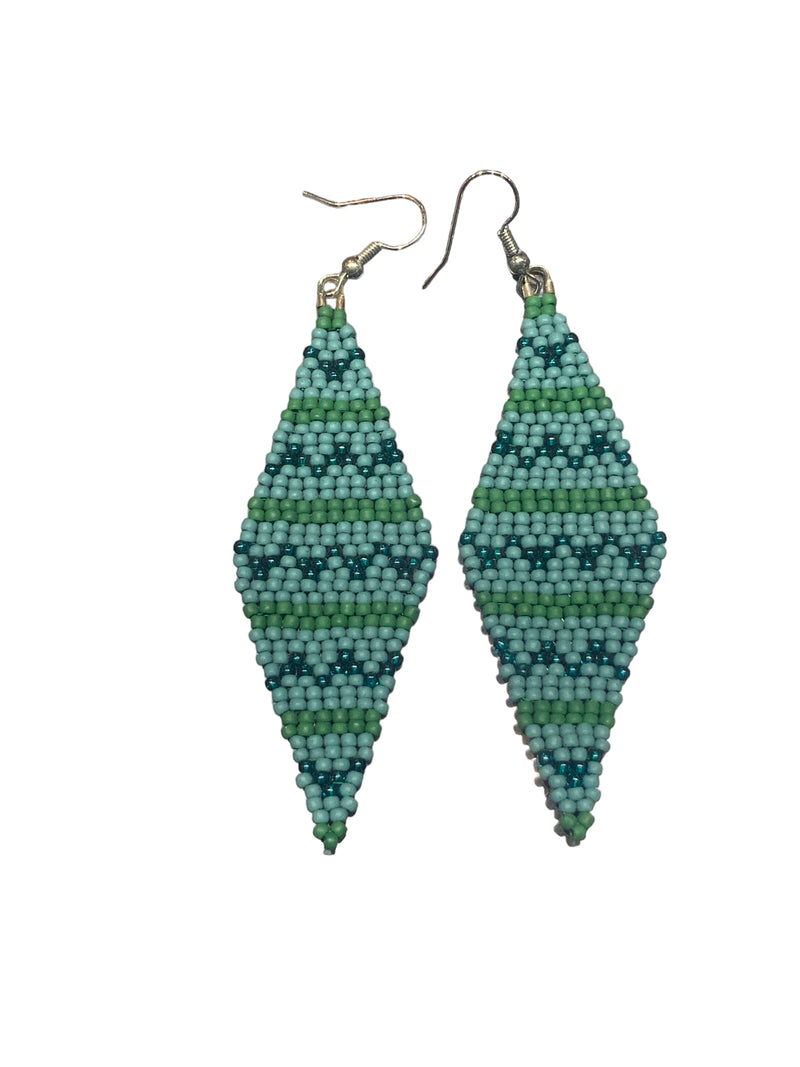 Sea Winds Beaded Earrings