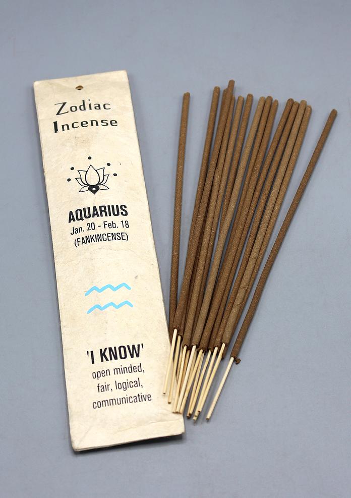 Zodiac Incense Single Packet - chiangmaicctv slow fashion bryn walker linen Hamilton sustainable fashion gifts sari not sari Hamilton Fair trade  Ethical  Artisan made  Zero waste  Up-cycled Slow Fashion  Handmade  GTA Toronto Copper Pure Upcycled vintage silk handmade recycled recycle copper pure silk travel clothing hamilton vacation cruisewear resortwear bathing suit bathingsuit vacation etsy silk clothing gifts gift dress top pants linen bryn walker alive intentions kaarigar elephants