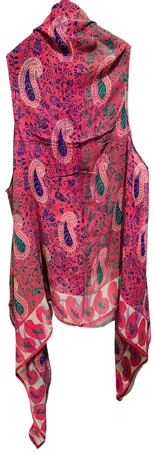 PRG3310 Jane Boyd Sheer Pure Silk Versatile Vest