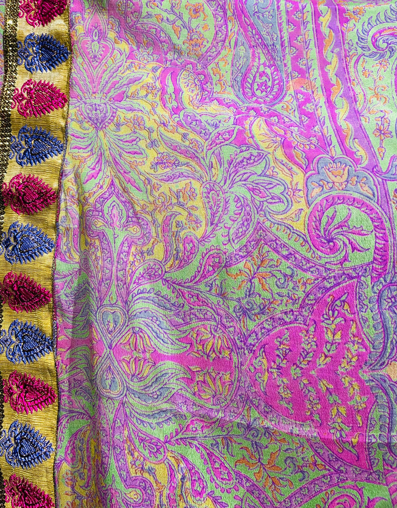 PRG3401 Jasmine Ann Allen Sheer Pure Silk Cardigan