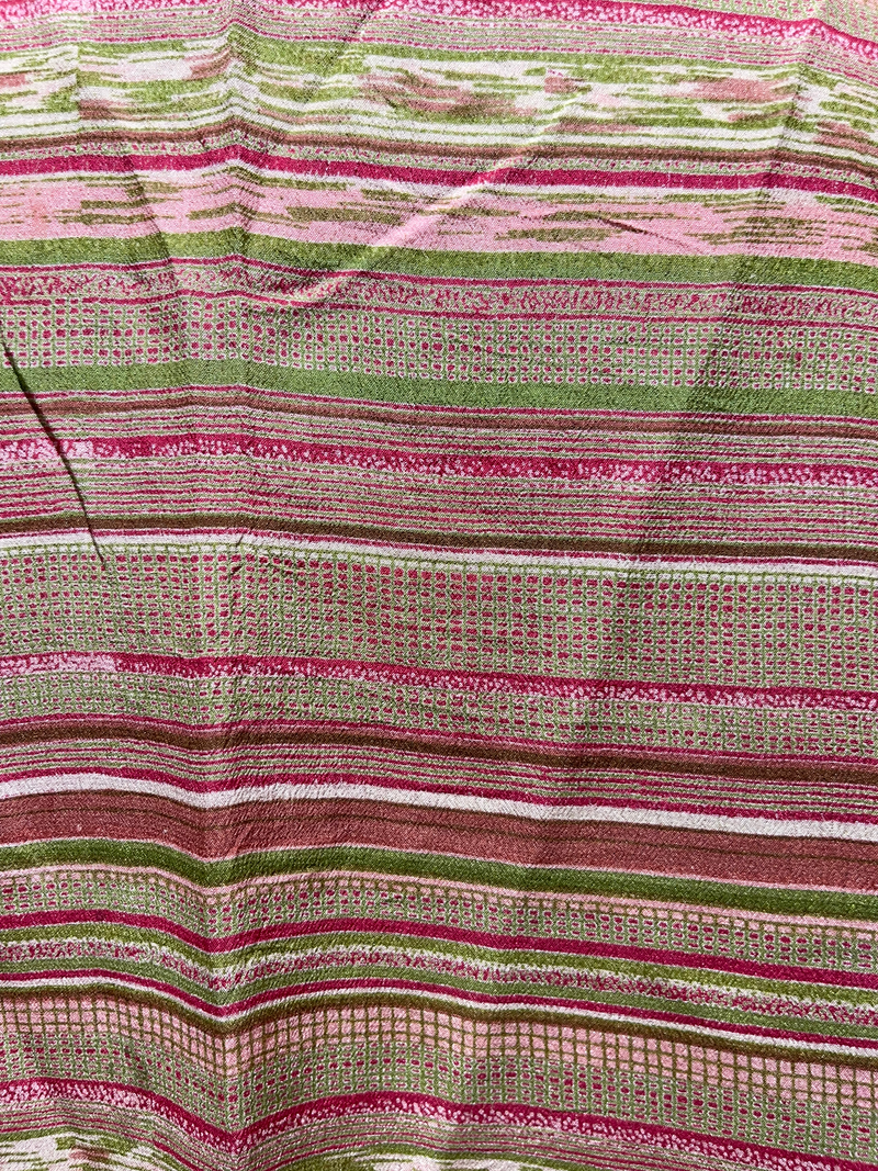 PRC2238 Great Grebe Pure Silk Short Kaftan Tunic