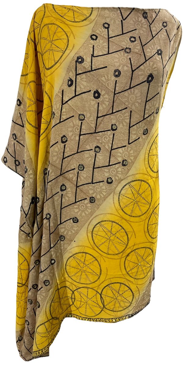 PRC1409 Kendra Dumbledore Pure Silk One Shoulder Dress