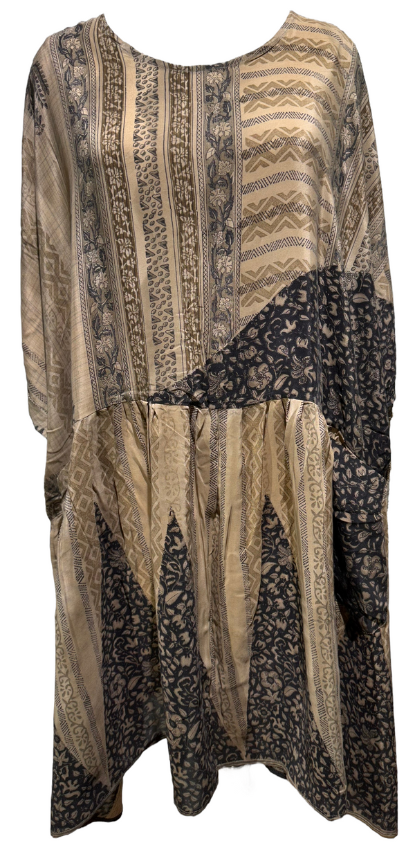 Tina Haim-Wentscher Pure Silk Boxy Babydoll Dress