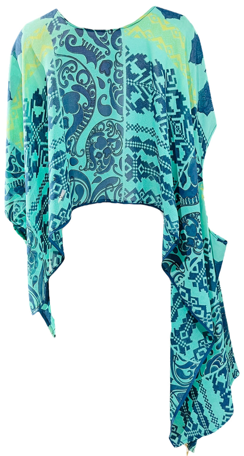 PRG3315 Chila Kumari Burman Sheer Pure Silk Versatile Vest