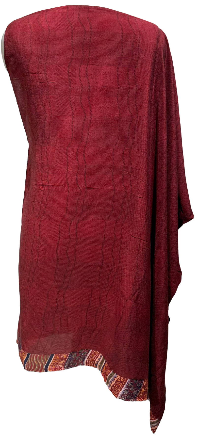 PRC3485 Iran Darroudi Pure Silk One Shoulder Dress