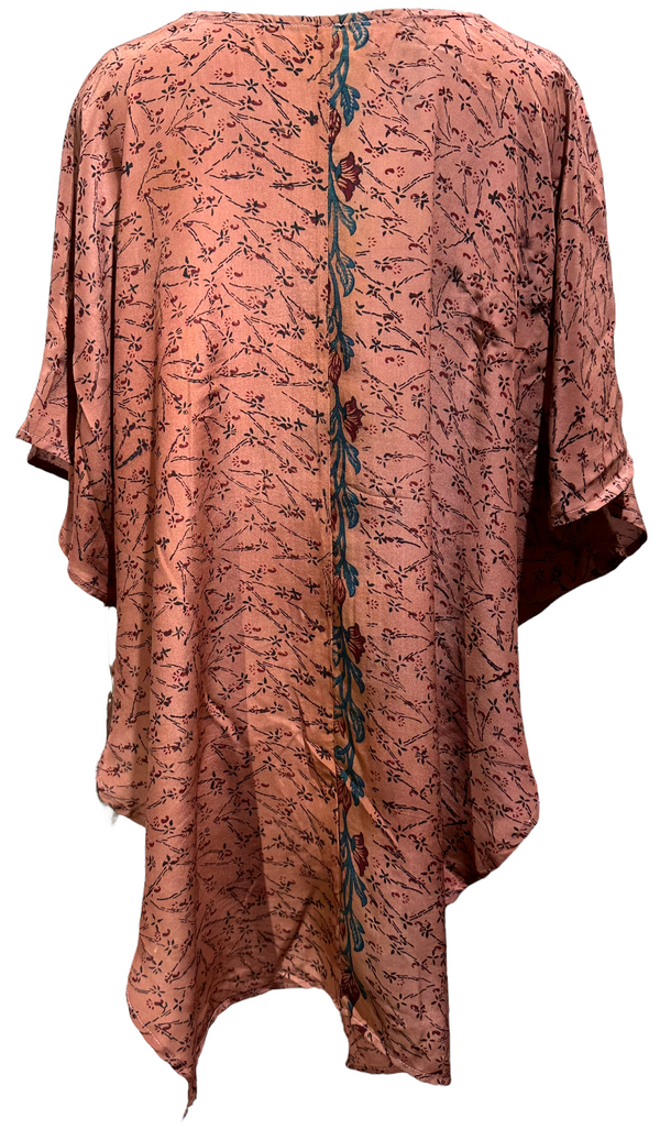 Käthe Kollwitz Pure Silk Waterfall Top