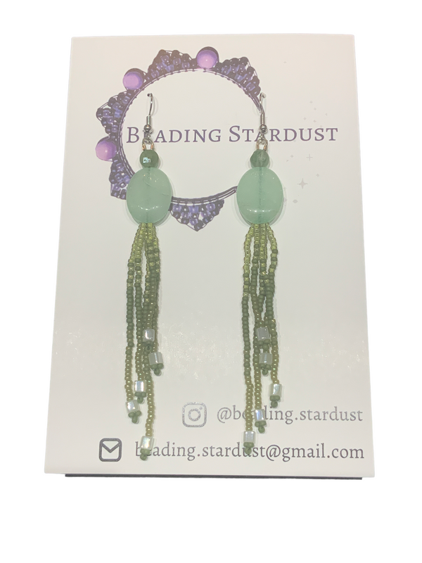 Moss Mini Shoulder Duster Earrings