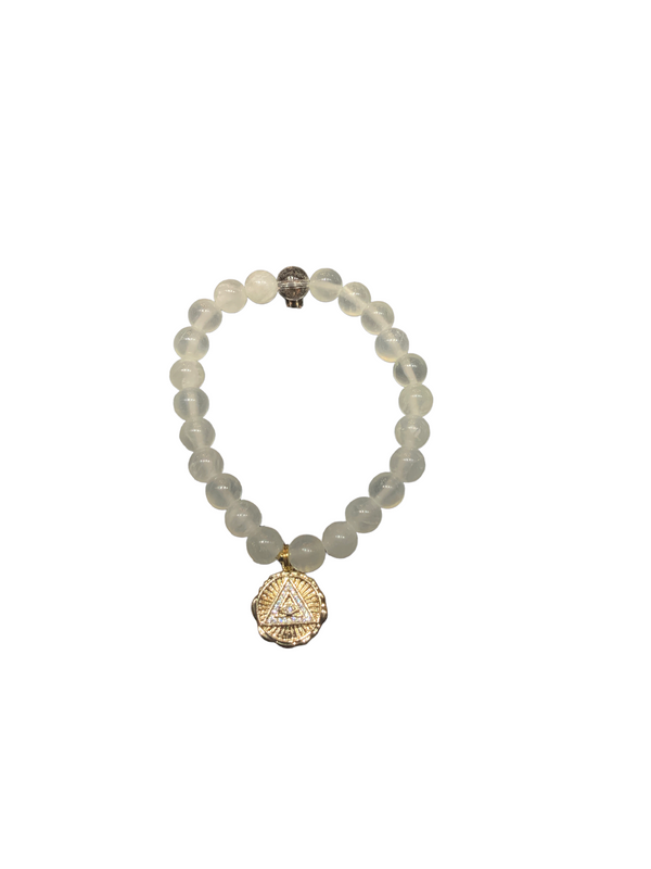 Alive Intention Manifest It Bracelet - Gold Tone