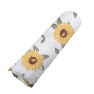 Sunflower Farm Bamboo Swaddle - Shop Heart and Home
