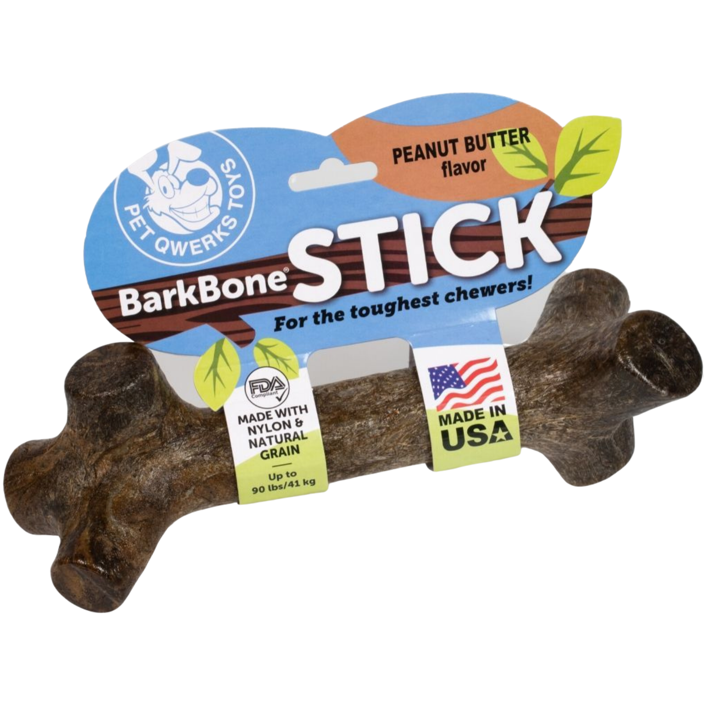 Barkbone Chew Stick Peanut Butter Nylon Chew Stick Best Buddy Dog Products Llc