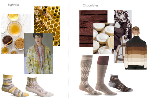 Color inspiration: harvest and chocolates