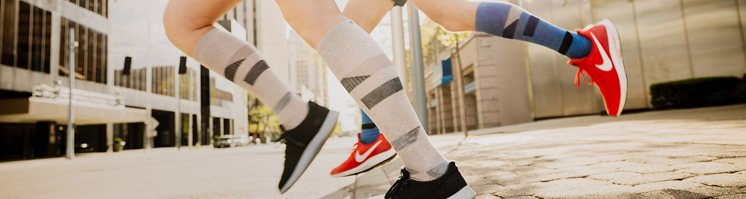 Sockwell's New Traverse Merino Wool Compression Socks for Running, Fitness, and Working Out at the Gym