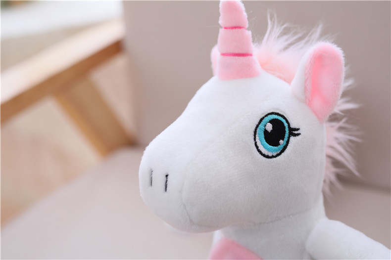 walking talking unicorn plush toy