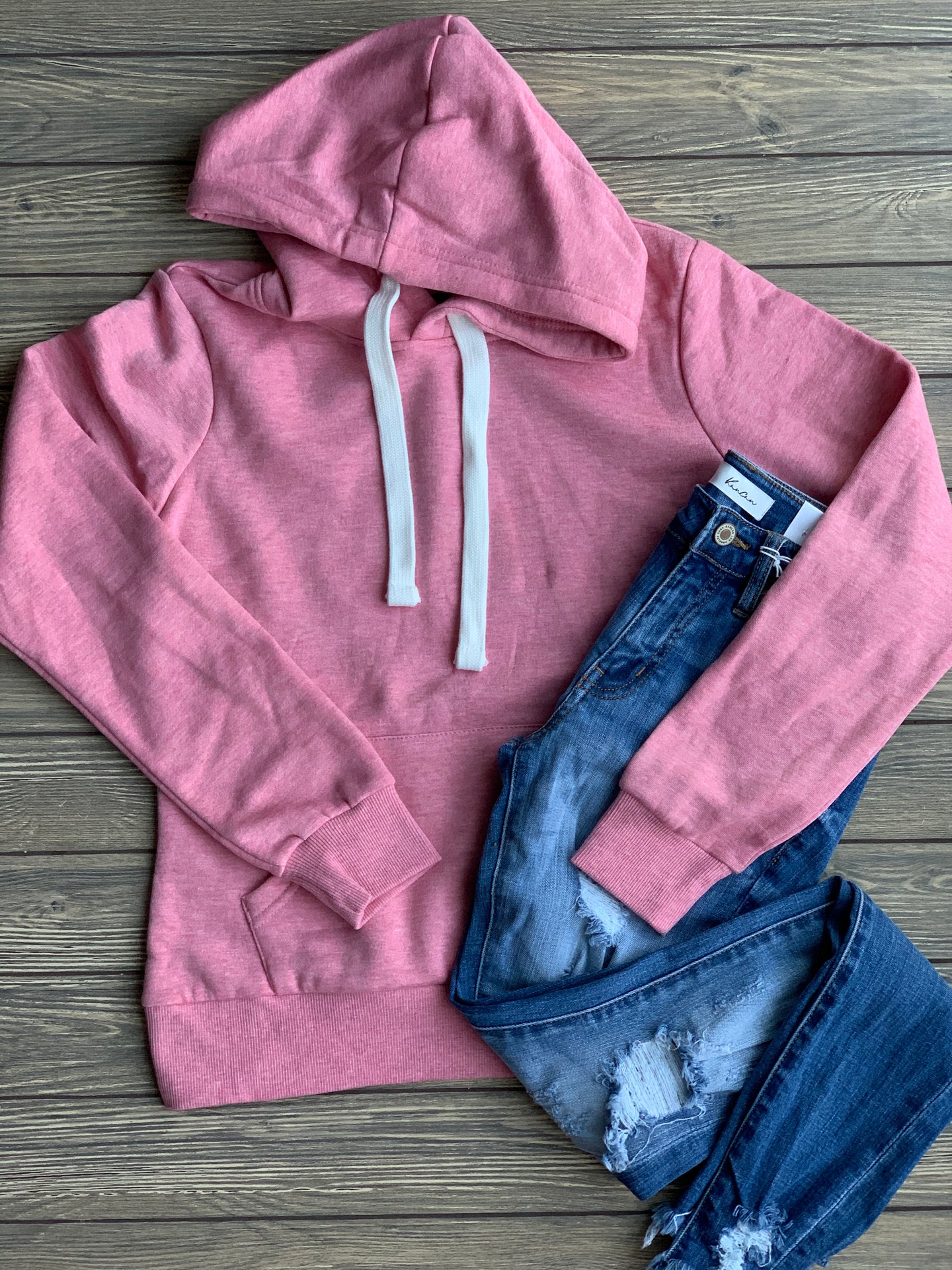 cozy fleece hoodie