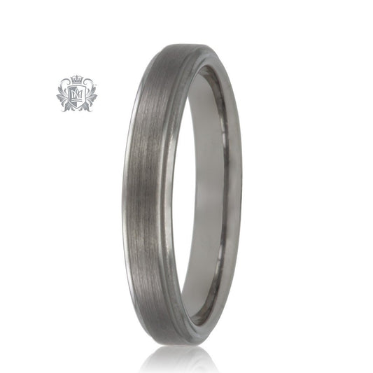 Tungsten Brushed Comfort Fit Band – Metalsmiths Sterling