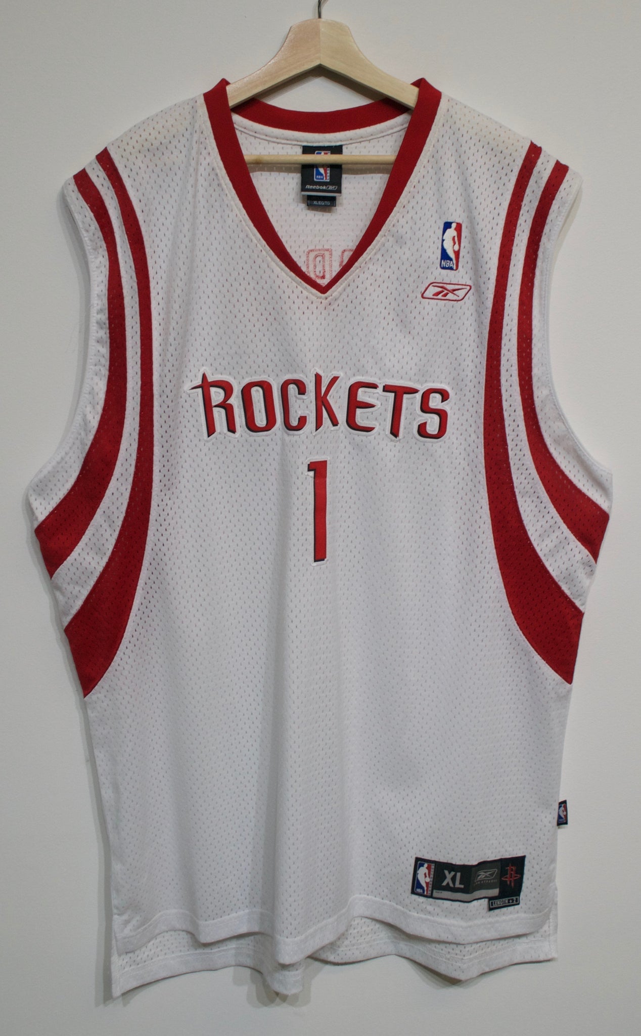 Adidas Tracy McGrady Houston Rockets #1 Red Jersey YOUTH Medium (10-12)  T-Mac