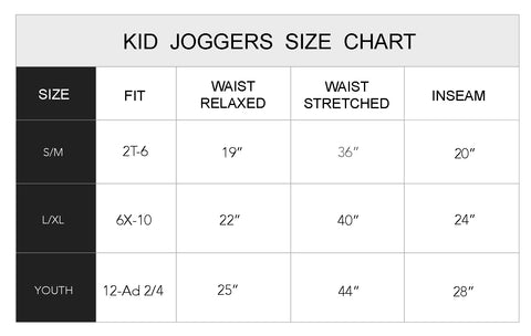 Size Chart – Arrow Trend Leggings