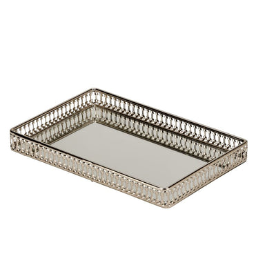 Trendware 11 1/2 Clear Square Plastic Trays,Pack of 2