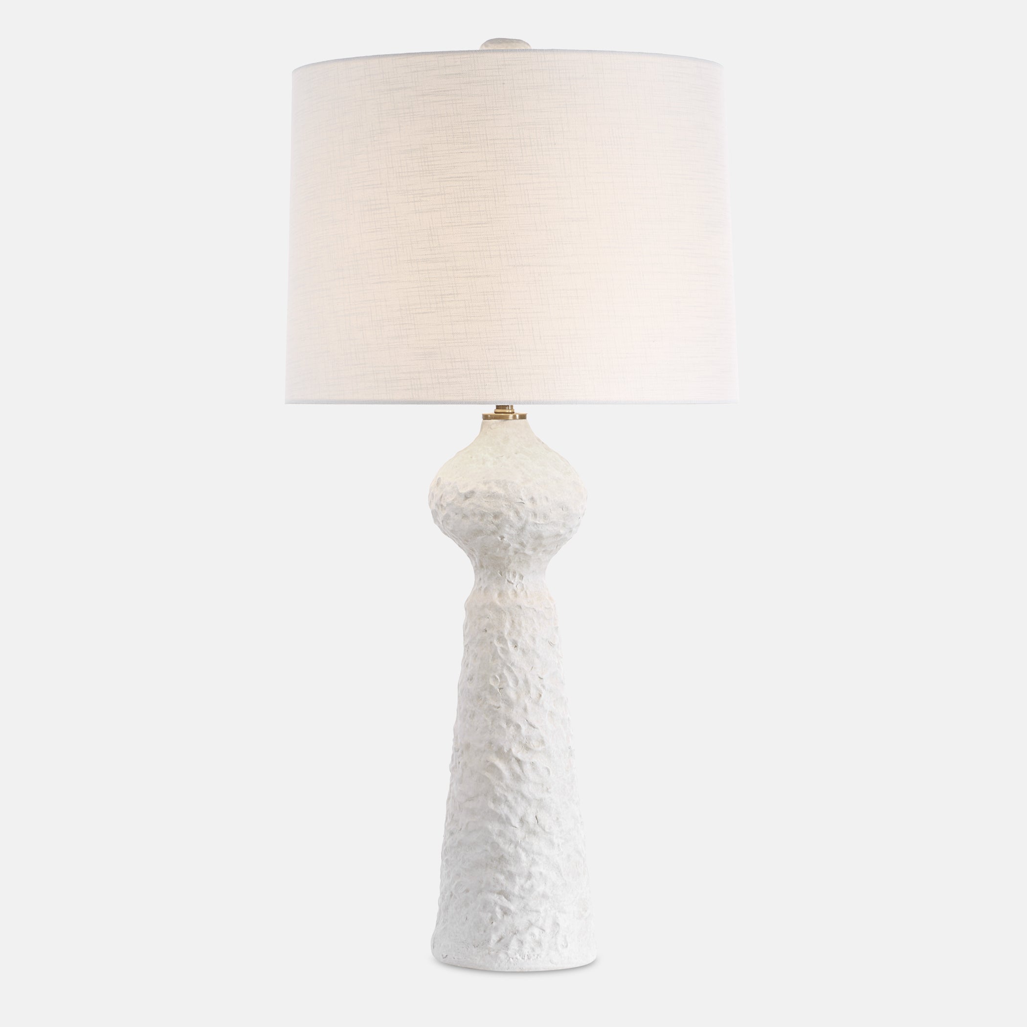 Uttermost Sonata Textured White Table Lamp