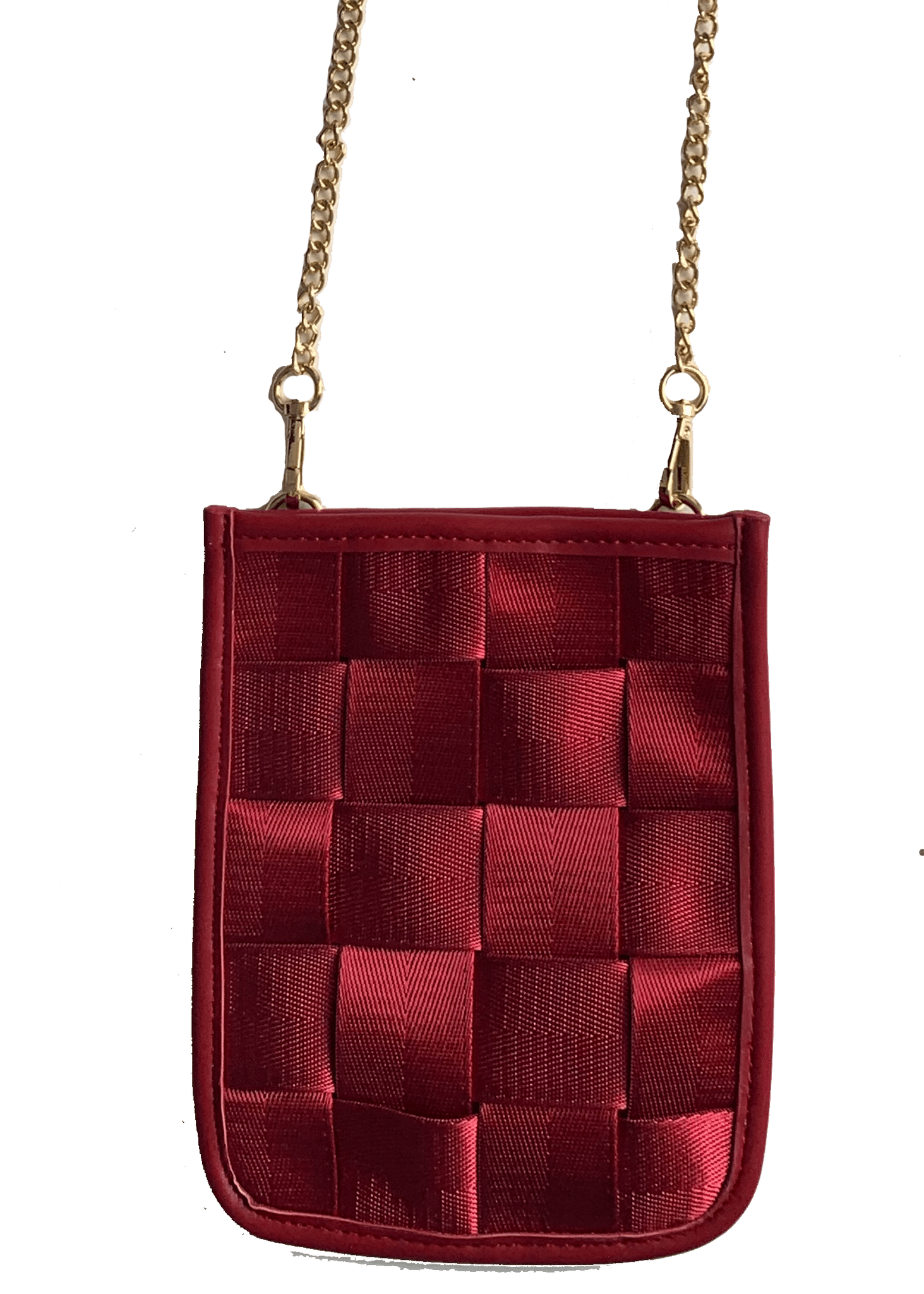 Ahdorned Small Woven Body Bag w/Chain - Assorted Colors at Lowest Online Price at ShopTheAddison.com
