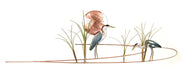 Bovano of Cheshire Home Decor Bovano of Cheshire Great Blue Heron with Grasses