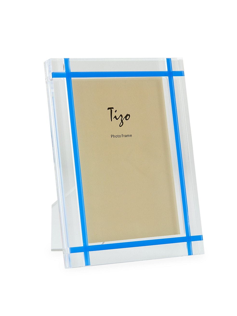 Tizo Italian Wood Frame Blue 4x6 at ShopTheAddison