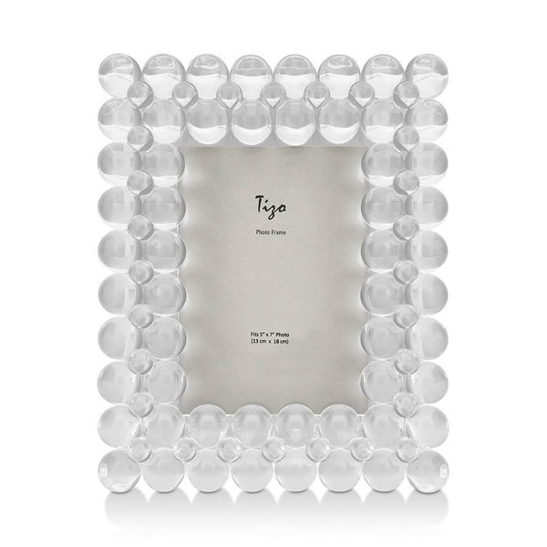 Tizo Natural White Resin Bone Faux Horn Border Frame 4x6 — ShopTheAddison