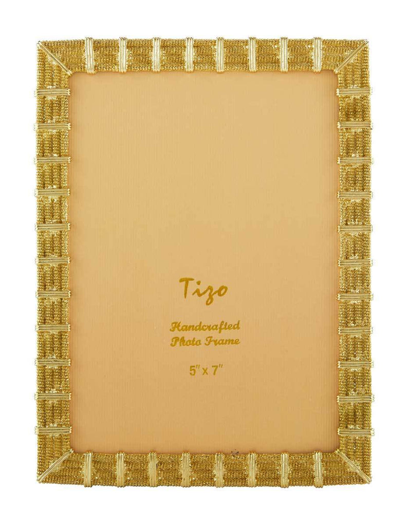 Tizo Mesh Jeweled Frame Gold 4 X 6 — Shop The Addison