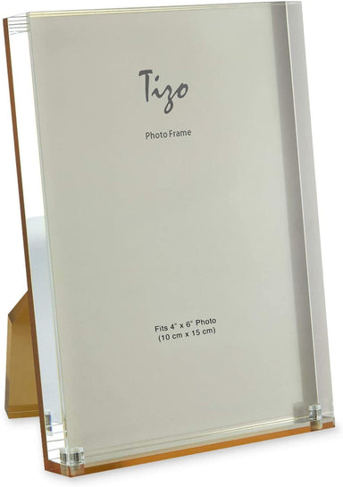 Tizo Lucite Photo Frame - Clear Back 4x6 — ShopTheAddison