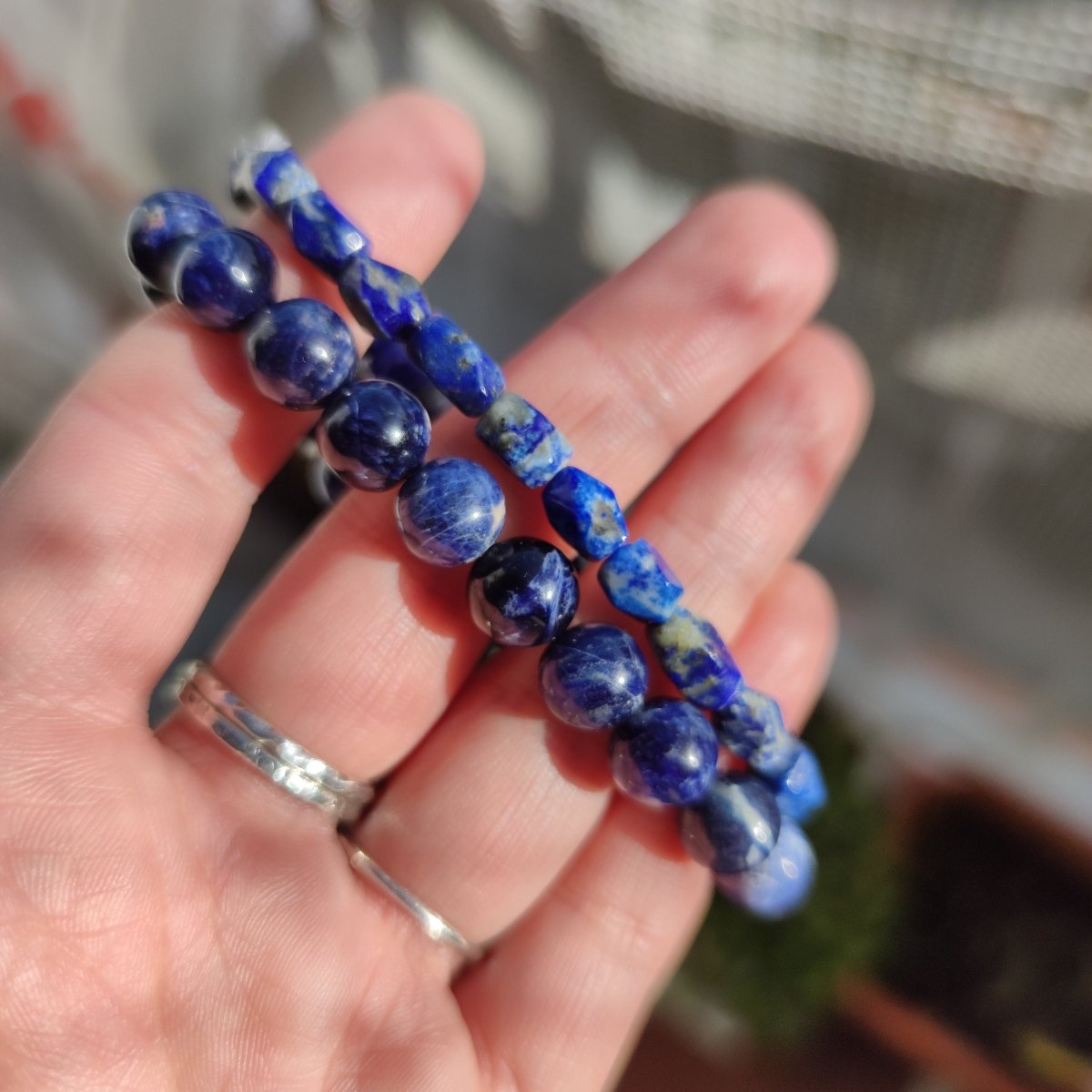 Rainbow Fluorite Braclet, Oh Lou Lou!