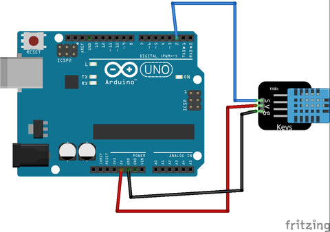 DHT11 Arduino Connection