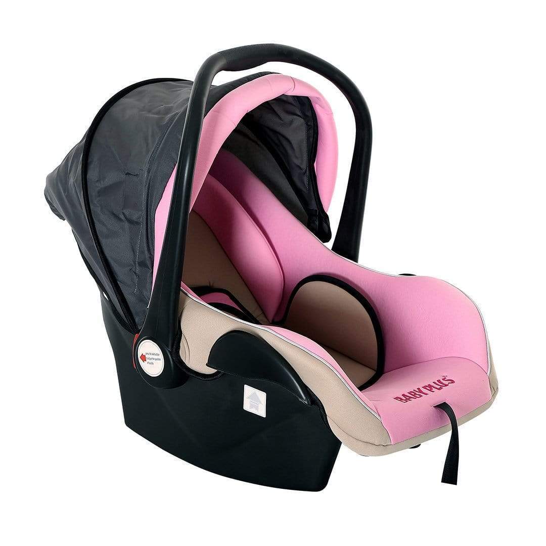 pink baby car seat