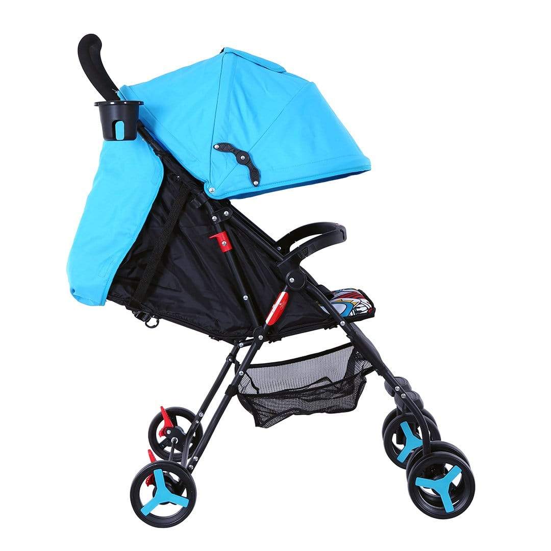 blue kids pram